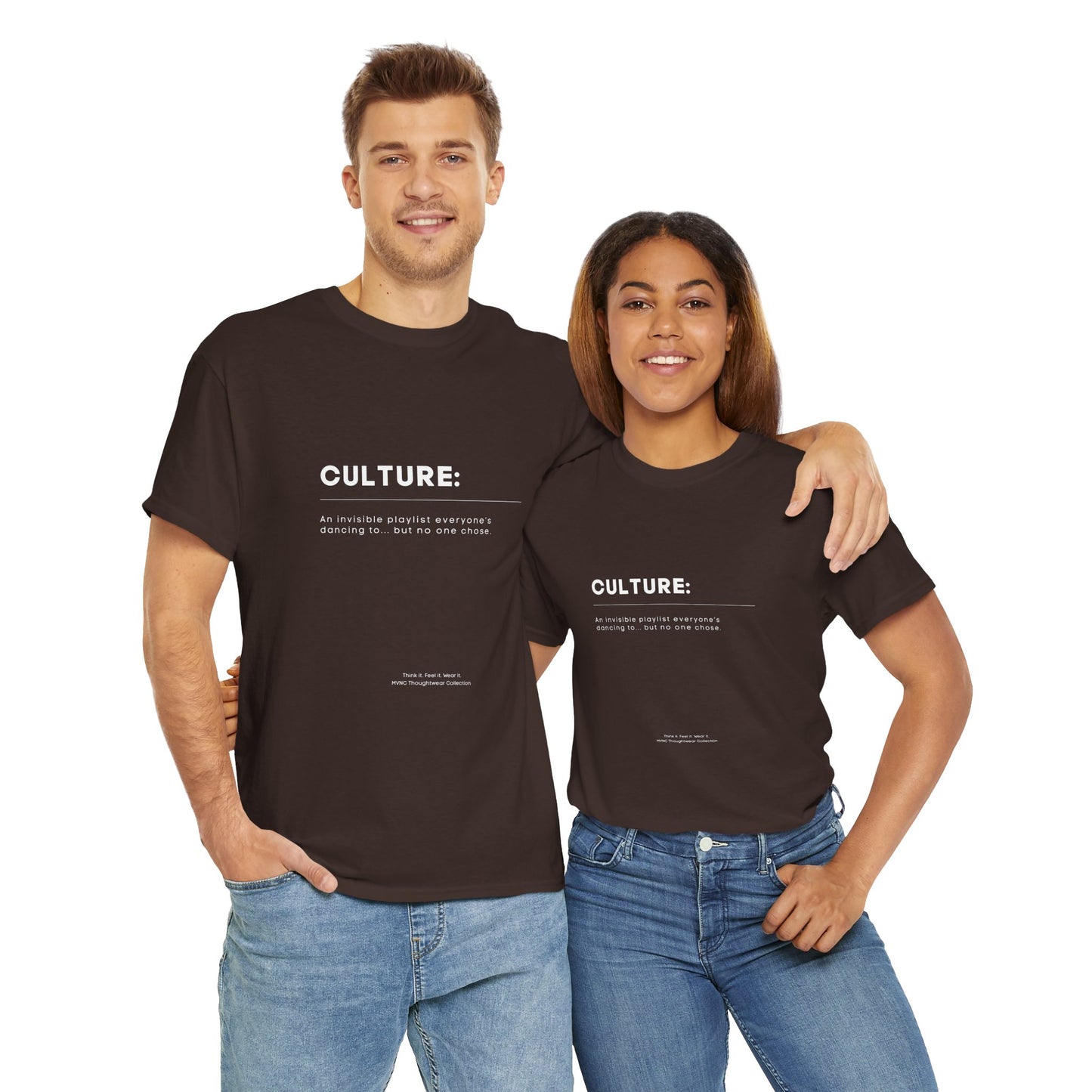 Minimalist "CULTURE" Quote T-Shirt – Ironic Unisex Tee