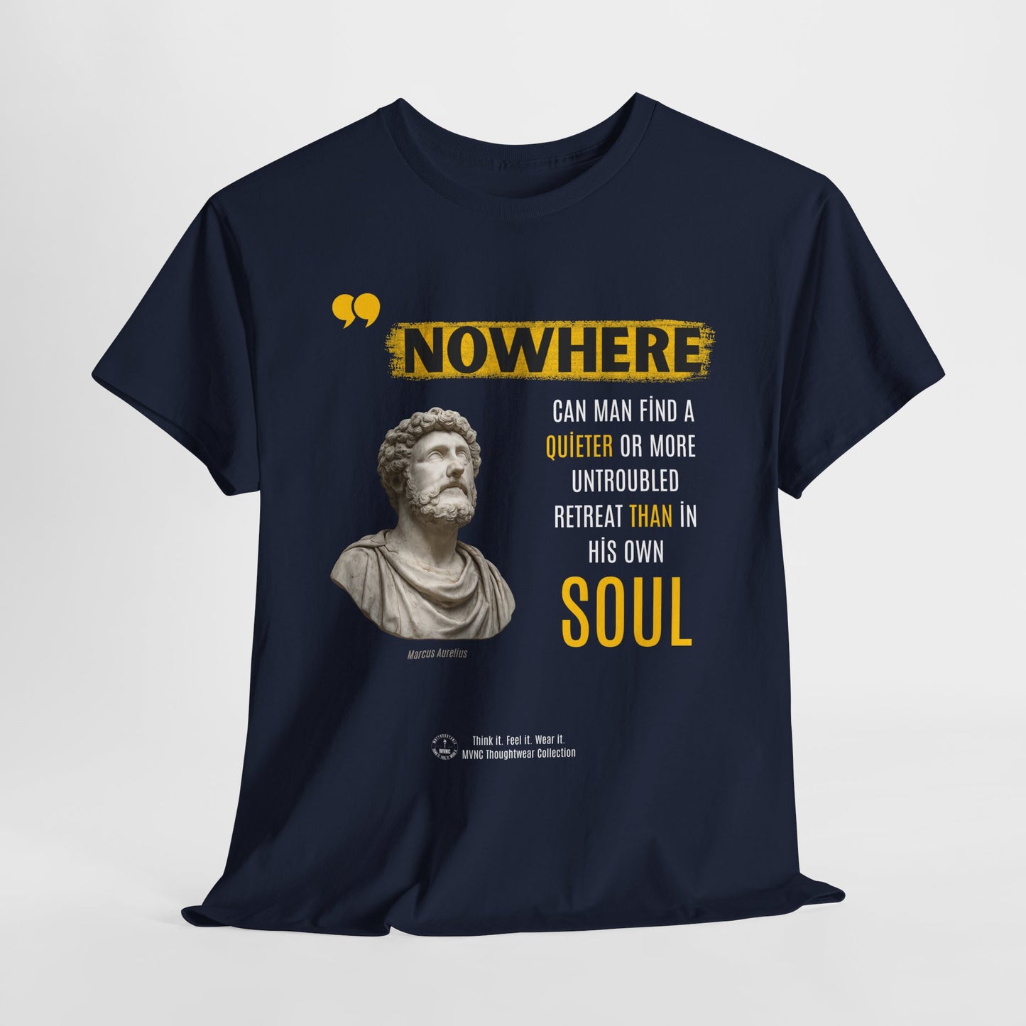 Inner Peace - Marcus Aurelius Quote T-Shirt – Stoicism – Perfect Gift