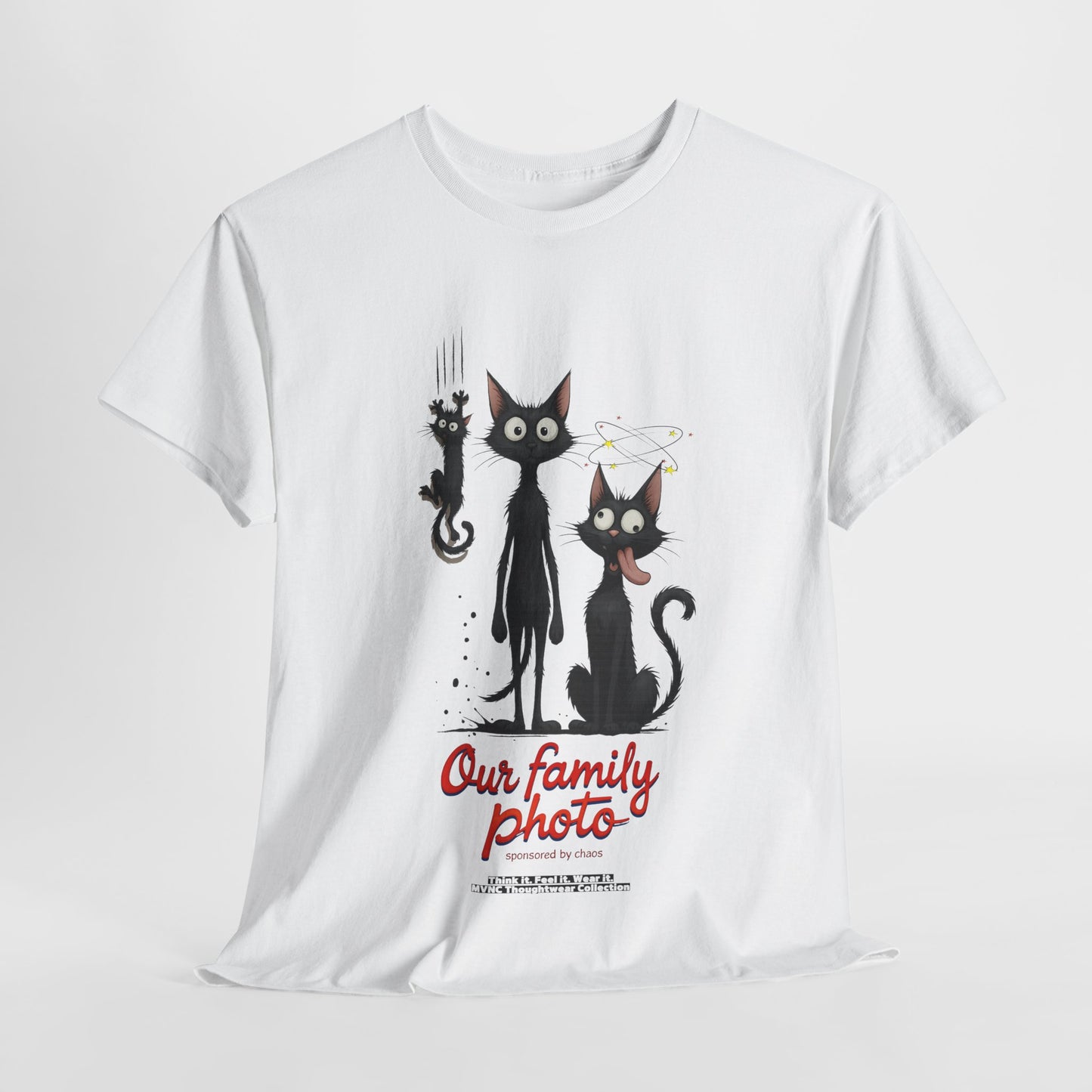 Our Family Photo – Funny Cat T-Shirt for Animal Lovers