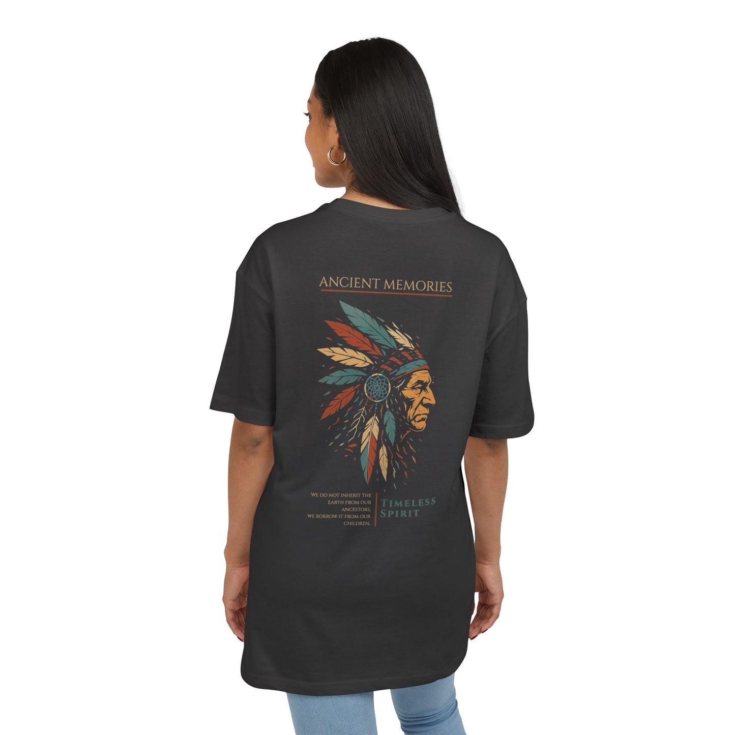 Timeless Spirit Oversized T-shirt | Ancient Memories Graphic Tee