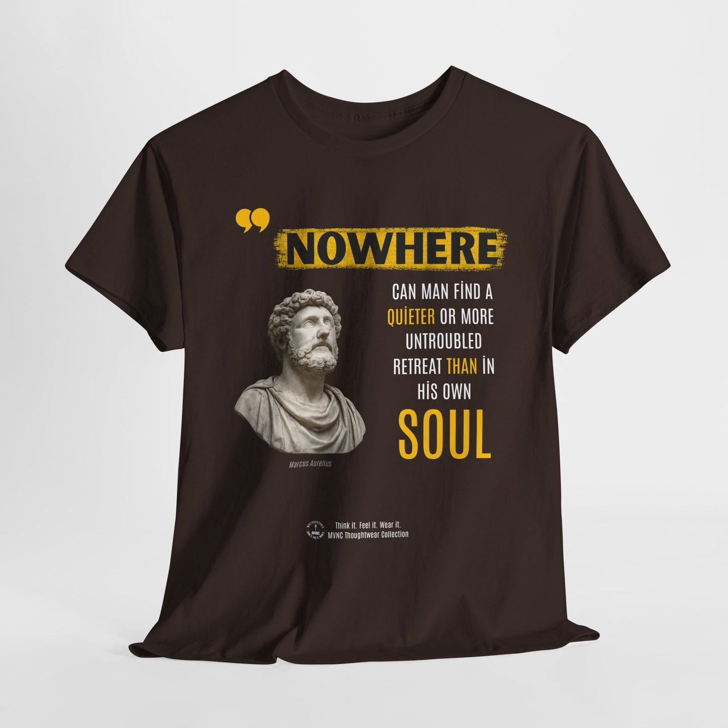 Inner Peace - Marcus Aurelius Quote T-Shirt – Stoicism – Perfect Gift