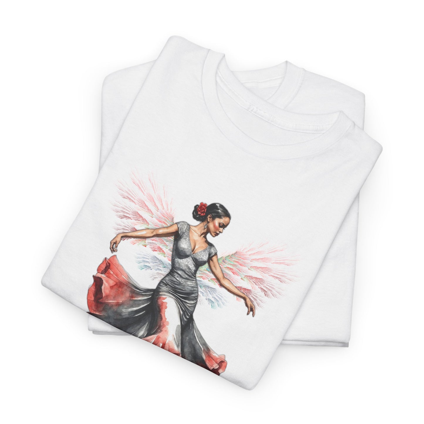 Spanish Fire & Elegance – Unique Flamenco Dance Shirt