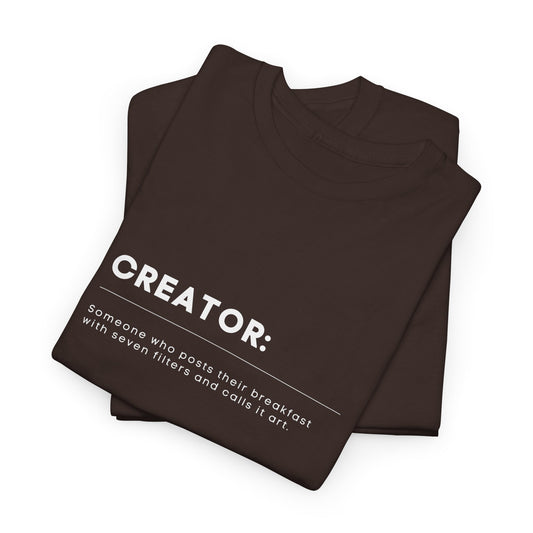 CREATOR – Het T-shirt dat zichzelf bijna post op Instagram