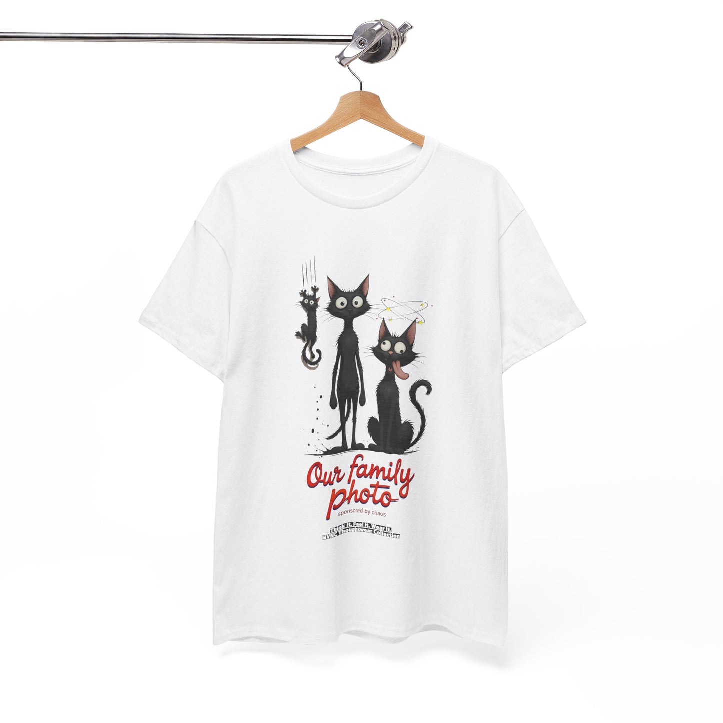 Our Family Photo – Funny Cat T-Shirt for Animal Lovers