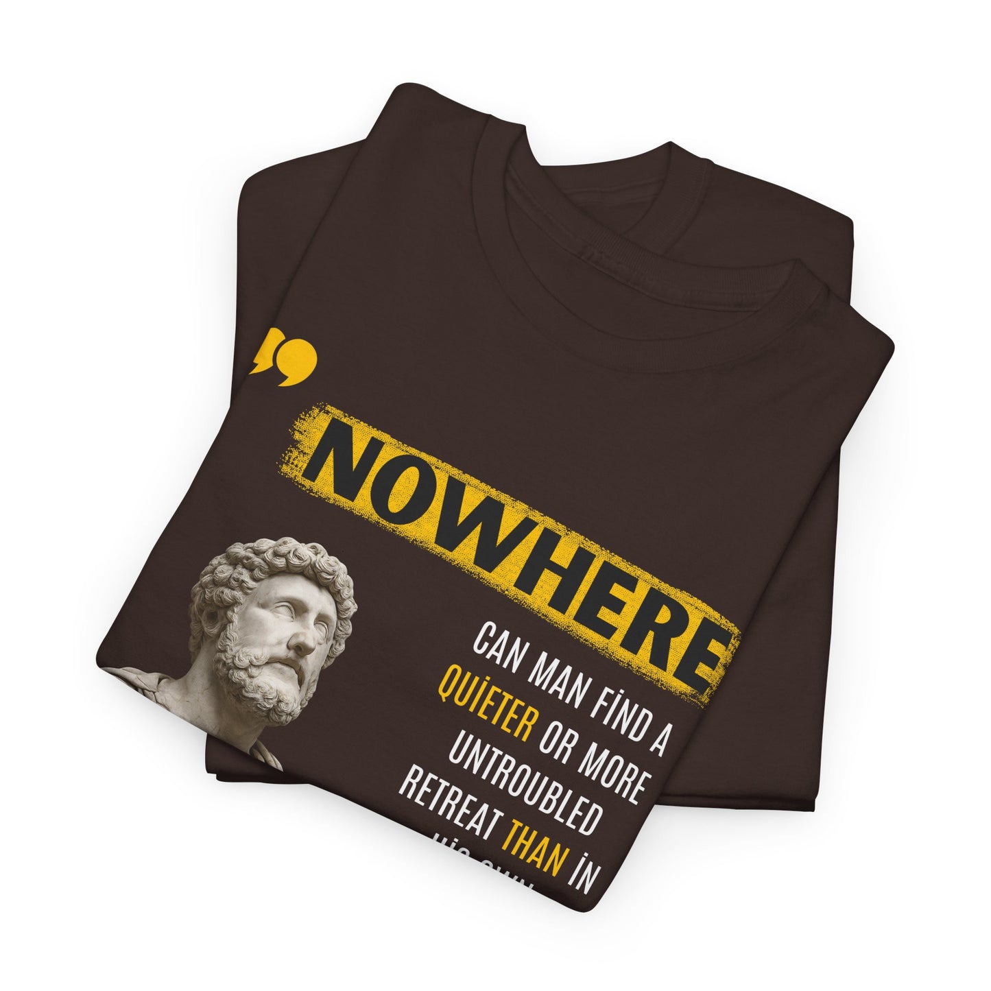 Inner Peace - Marcus Aurelius Quote T-Shirt – Stoicism – Perfect Gift