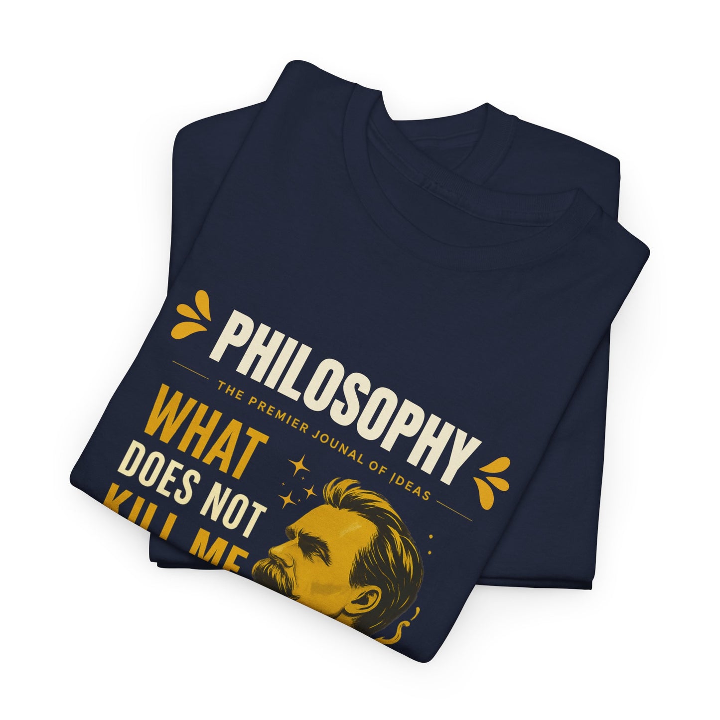 Nietzsche T-shirt – “What doesn't kill me” – Powerful design with philosophical inspiration
