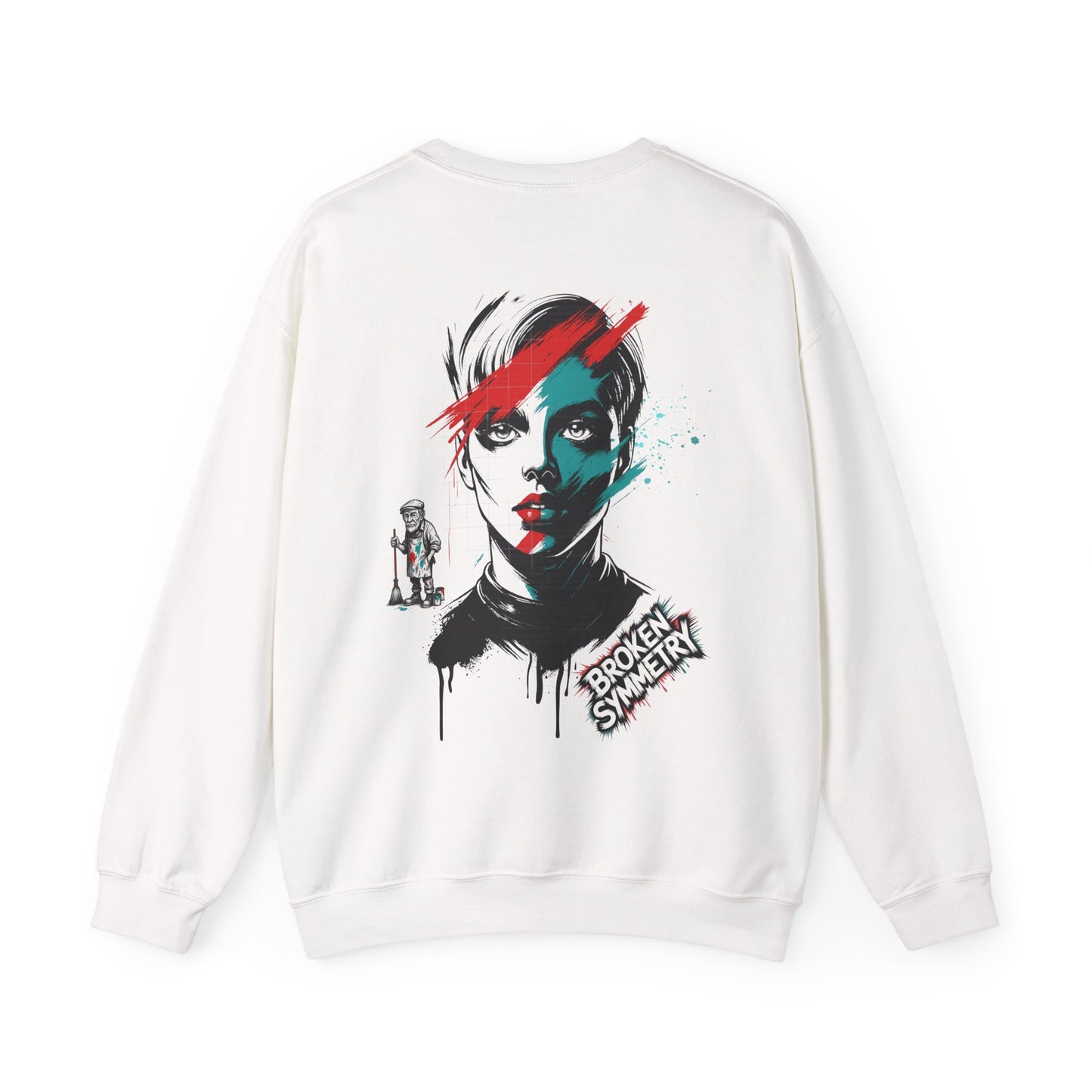 Broken Symmetry – Urban Street Art Sweatshirt