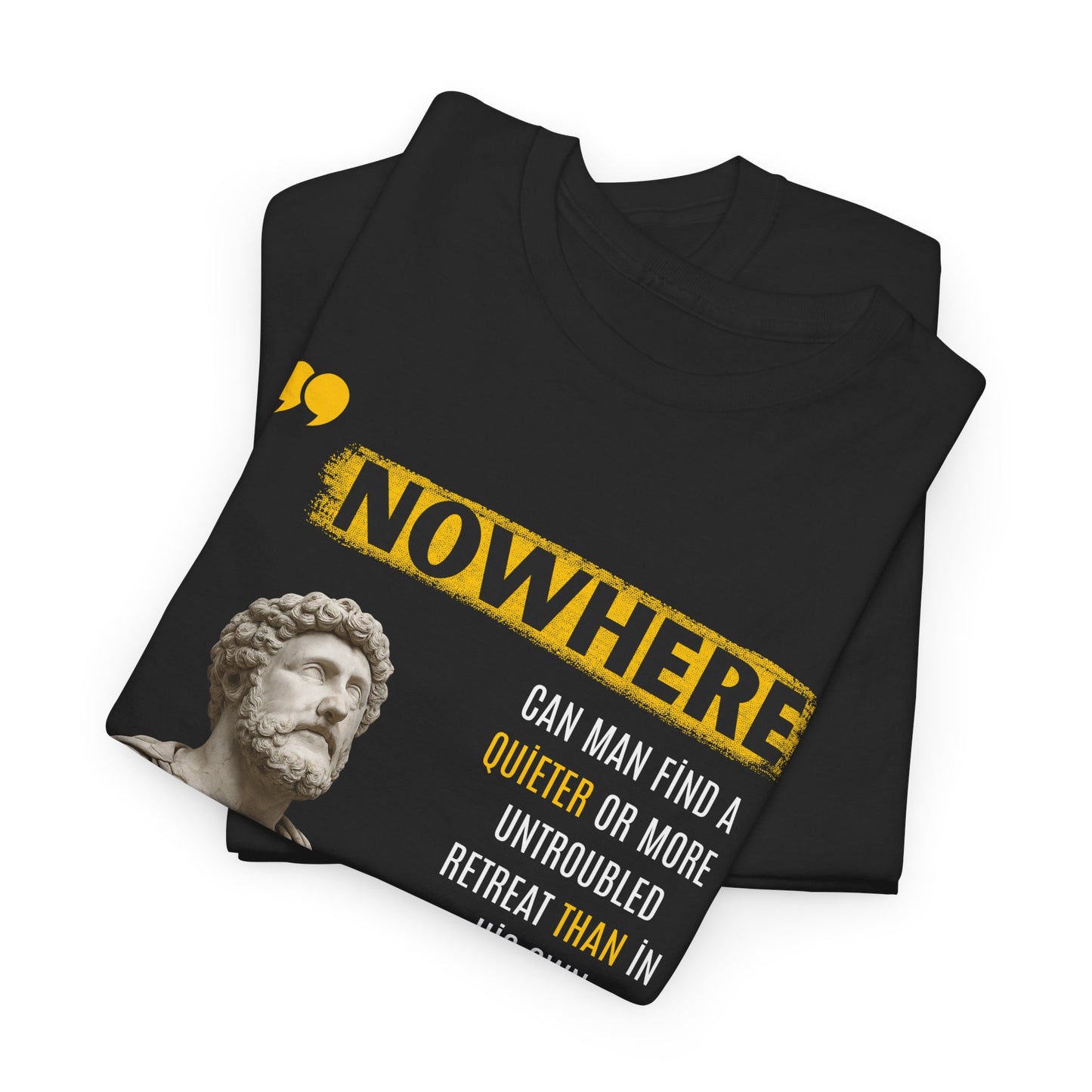Inner Peace - Marcus Aurelius Quote T-Shirt – Stoicism – Perfect Gift