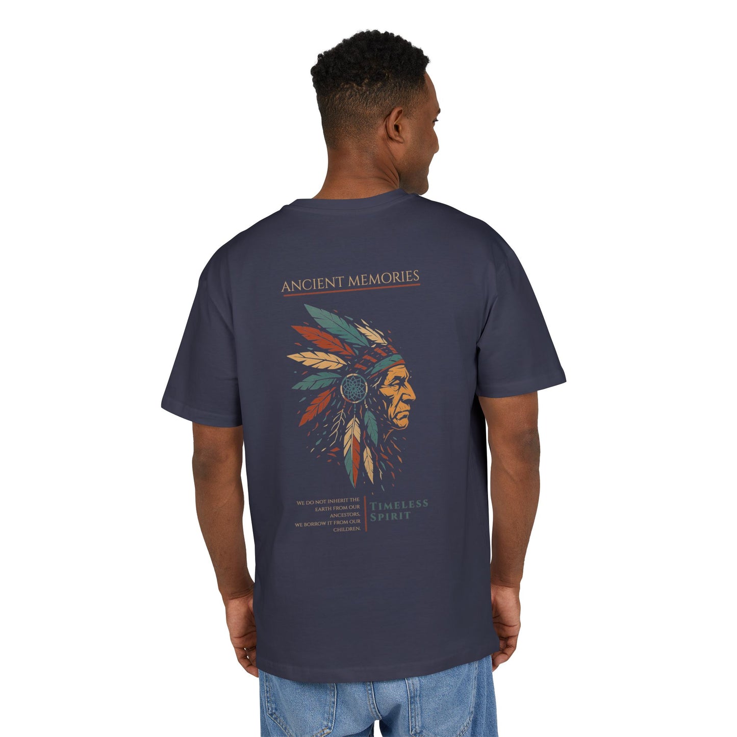 Timeless Spirit Oversized T-shirt | Ancient Memories Graphic Tee