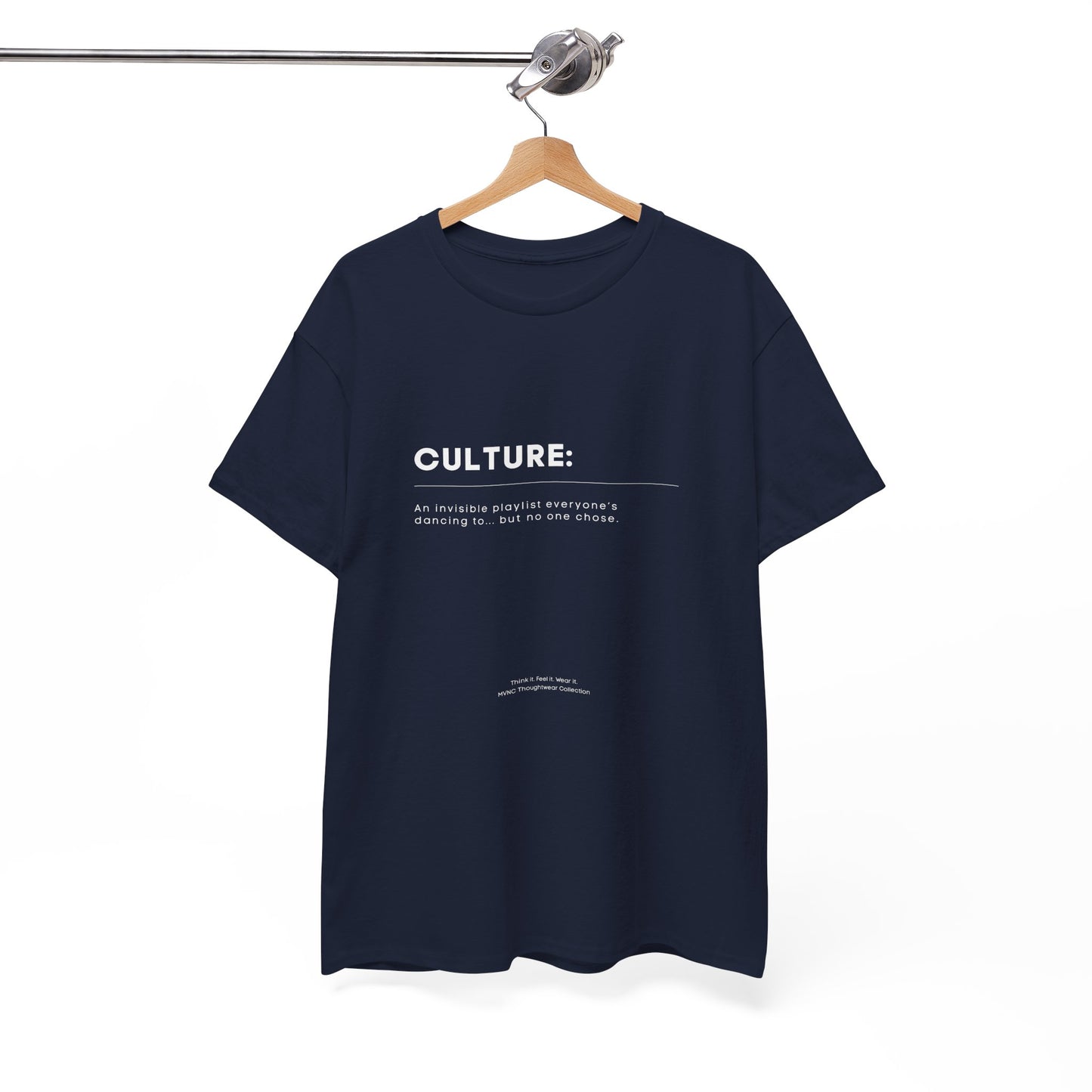 Minimalist "CULTURE" Quote T-Shirt – Ironic Unisex Tee