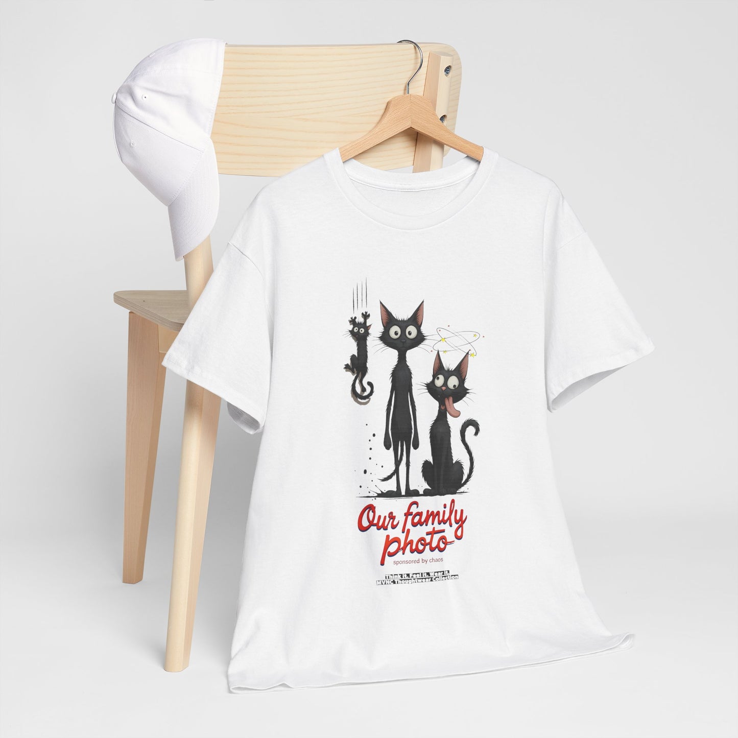 Our Family Photo – Funny Cat T-Shirt for Animal Lovers