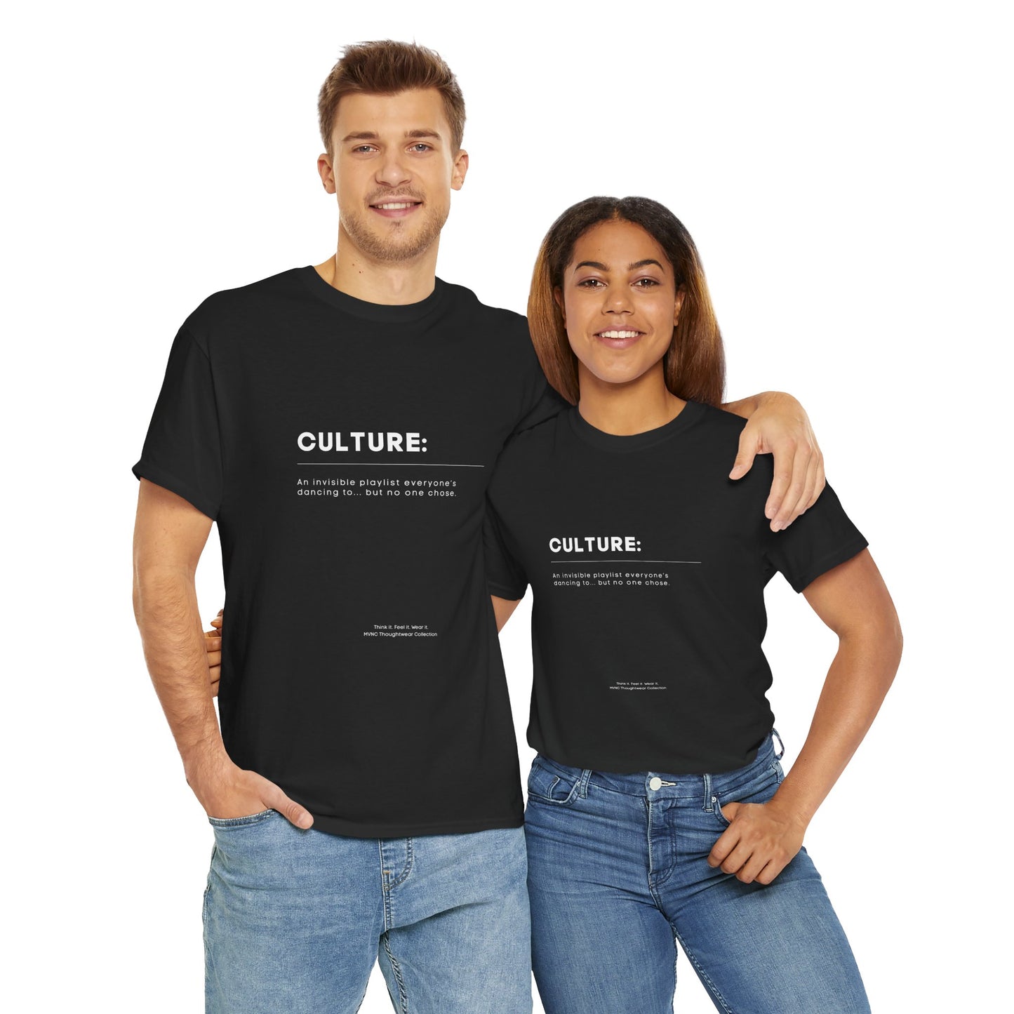 Minimalist "CULTURE" Quote T-Shirt – Ironic Unisex Tee