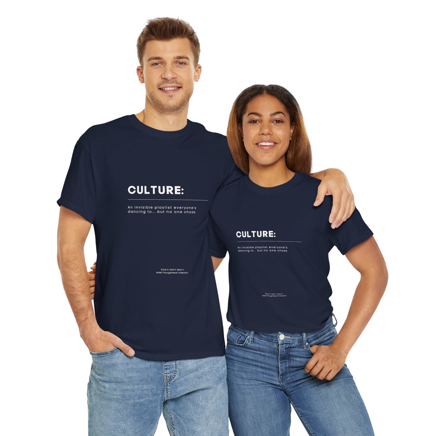 Minimalist "CULTURE" Quote T-Shirt – Ironic Unisex Tee