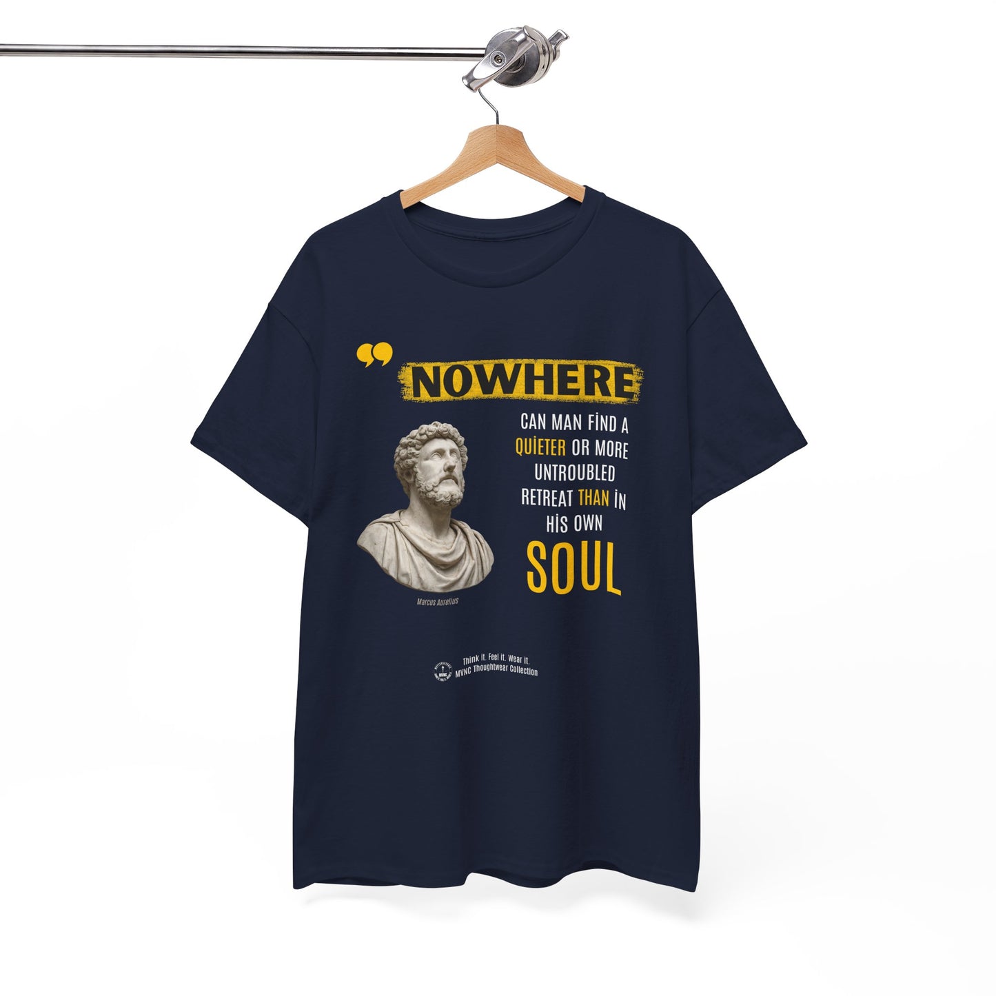Inner Peace - Marcus Aurelius Quote T-Shirt – Stoicism – Perfect Gift
