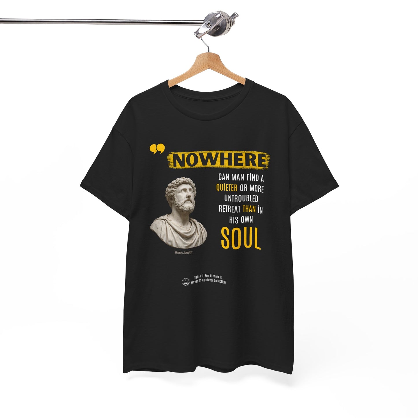 Inner Peace - Marcus Aurelius Quote T-Shirt – Stoicism – Perfect Gift