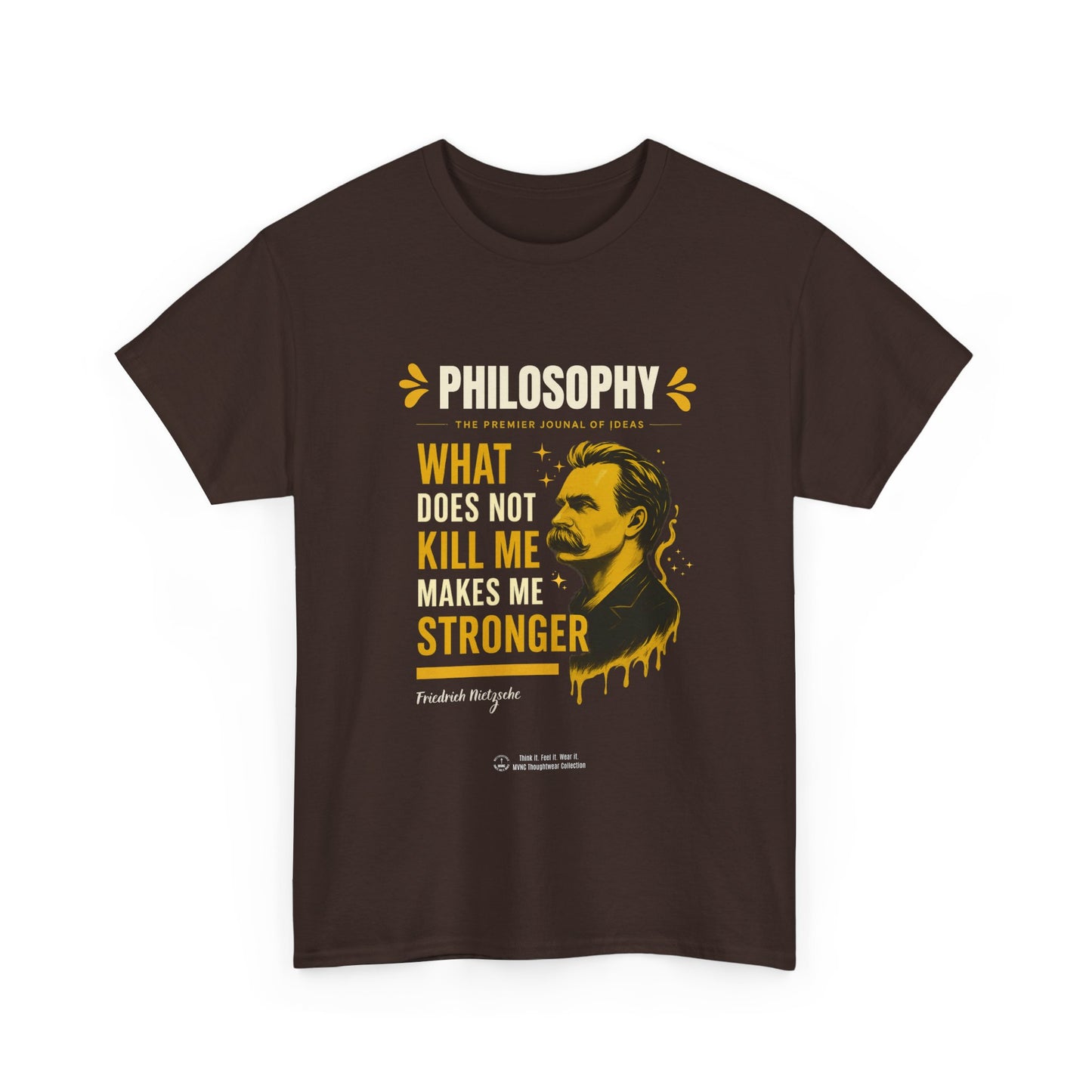 Nietzsche T-shirt – “What doesn't kill me” – Powerful design with philosophical inspiration