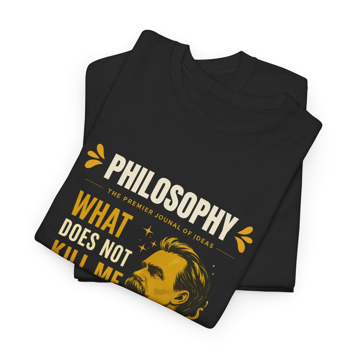 Nietzsche T-shirt – “What doesn't kill me” – Powerful design with philosophical inspiration