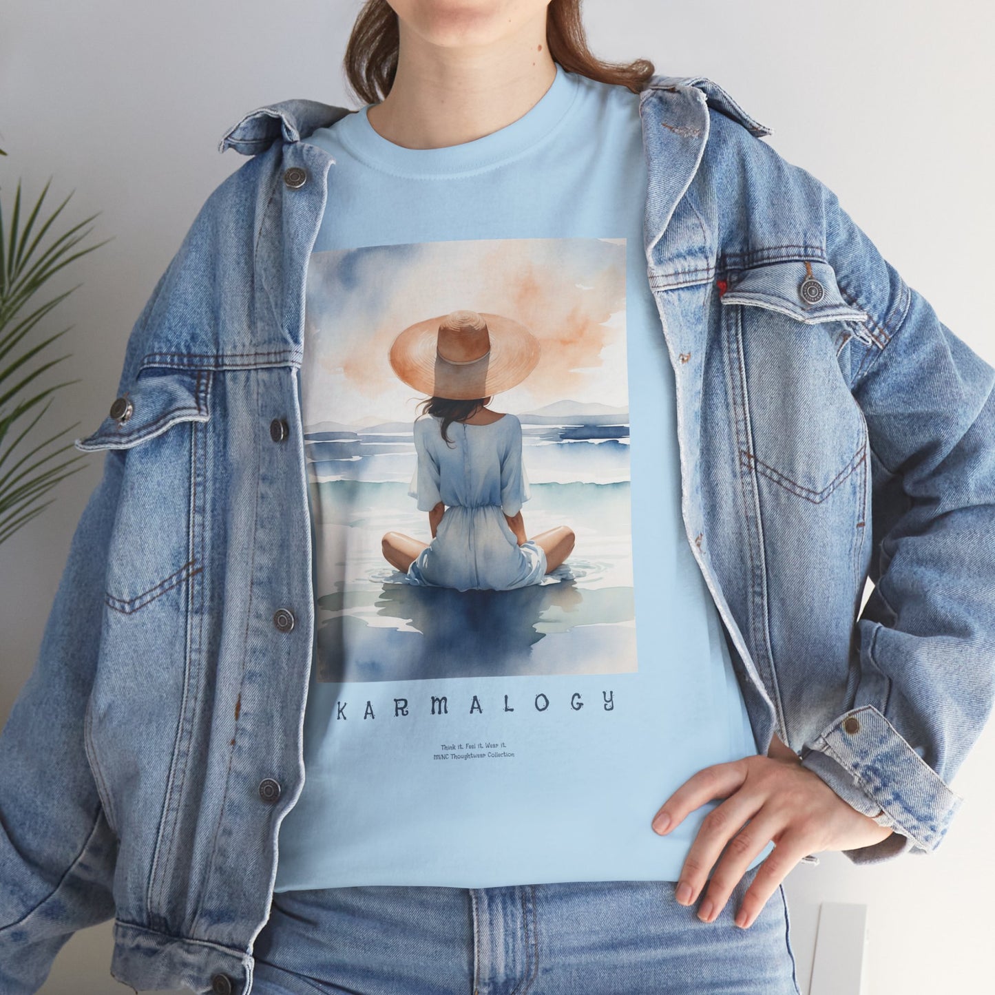 Karmalogy Watercolor Beach Meditation