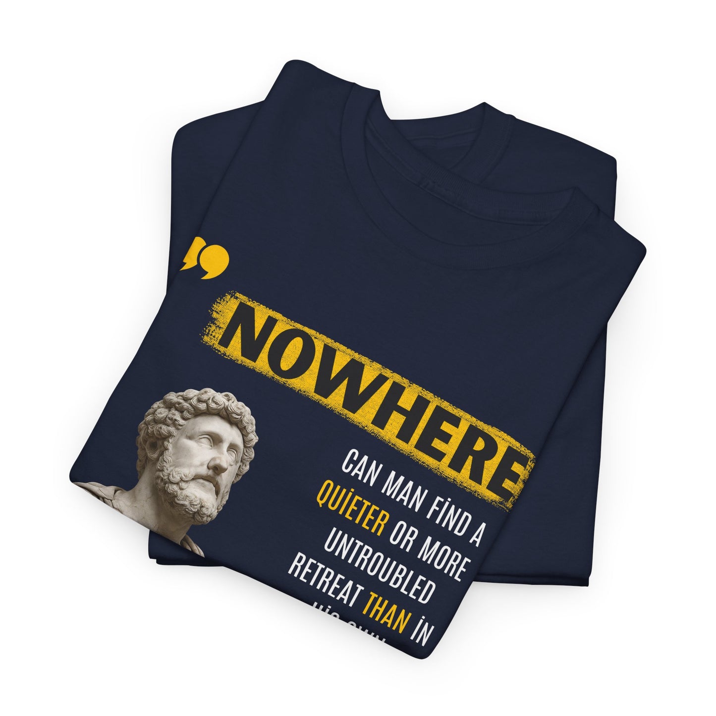 Innerlijke Rust - Marcus Aurelius Quote T-Shirt – Stoïcisme – Perfect Cadeau