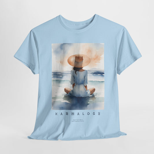 Karmalogy Watercolor Beach Meditation