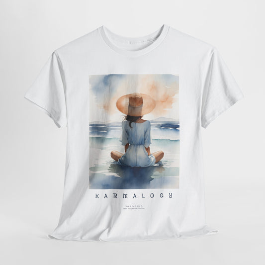 Karmalogy Watercolor Beach Meditation