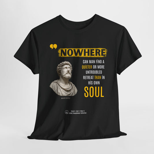 Inner Peace - Marcus Aurelius Quote T-Shirt – Stoicism – Perfect Gift