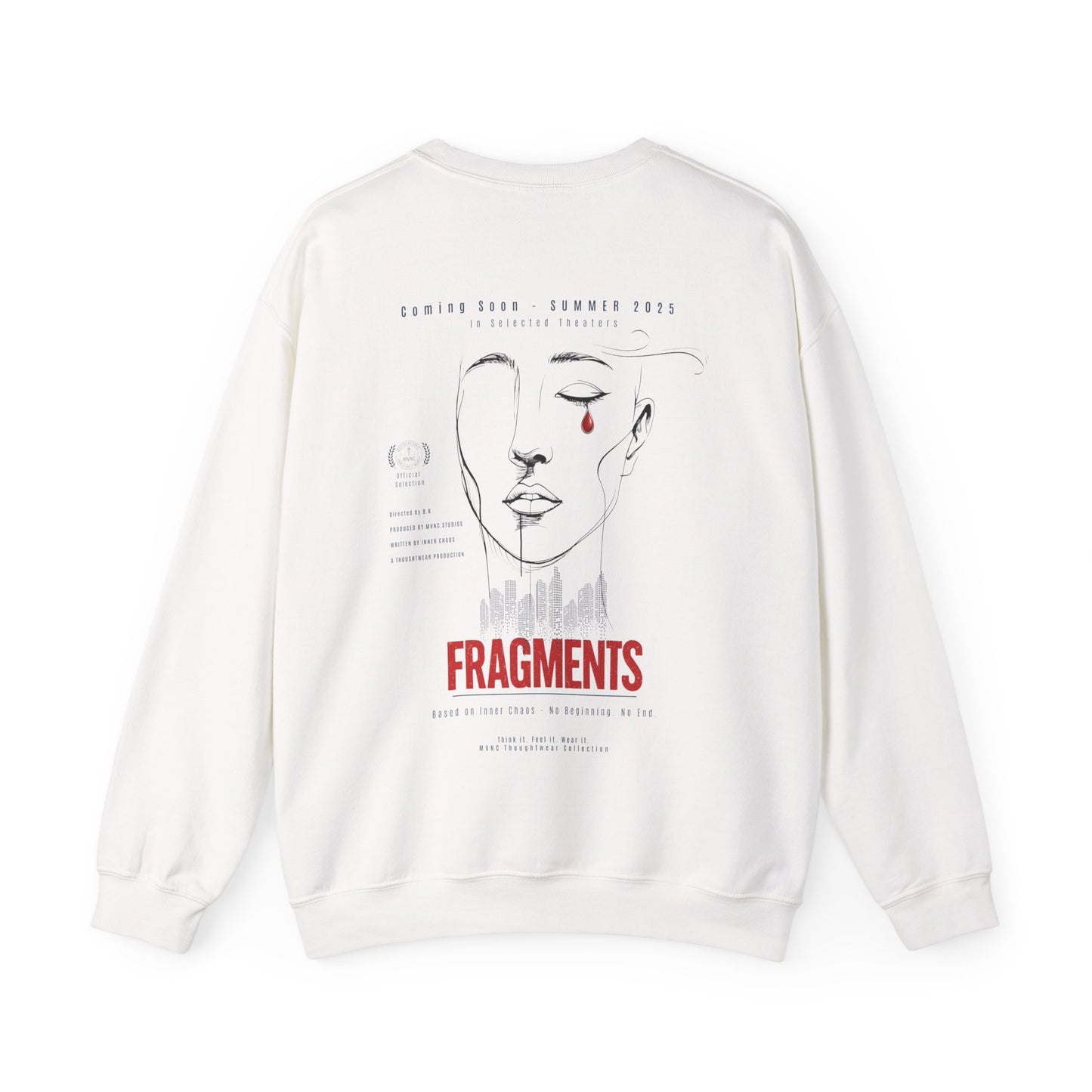 Fragments Sweatshirt – Cinematic Urban Chaos Design