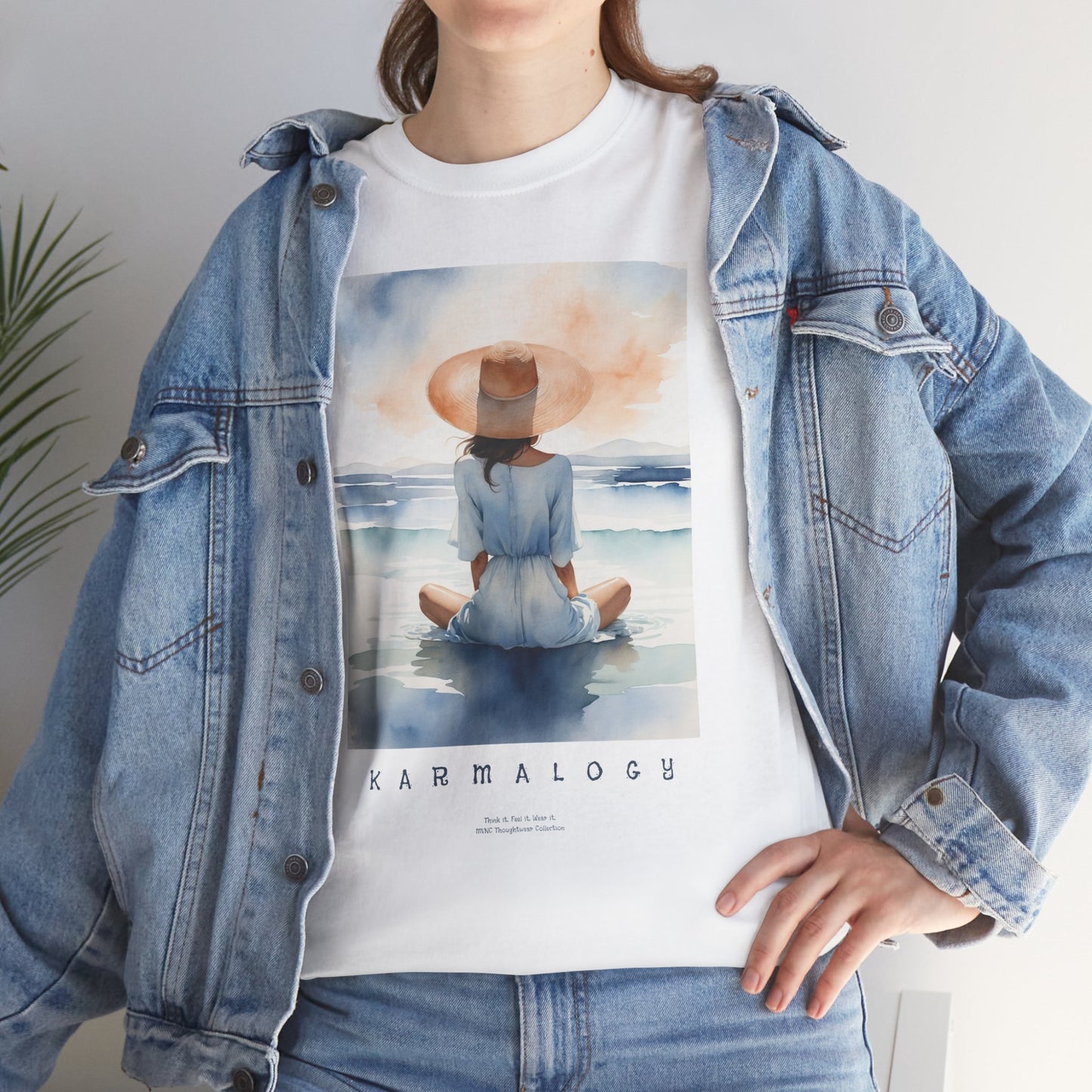 Karmalogy Watercolor Beach Meditation