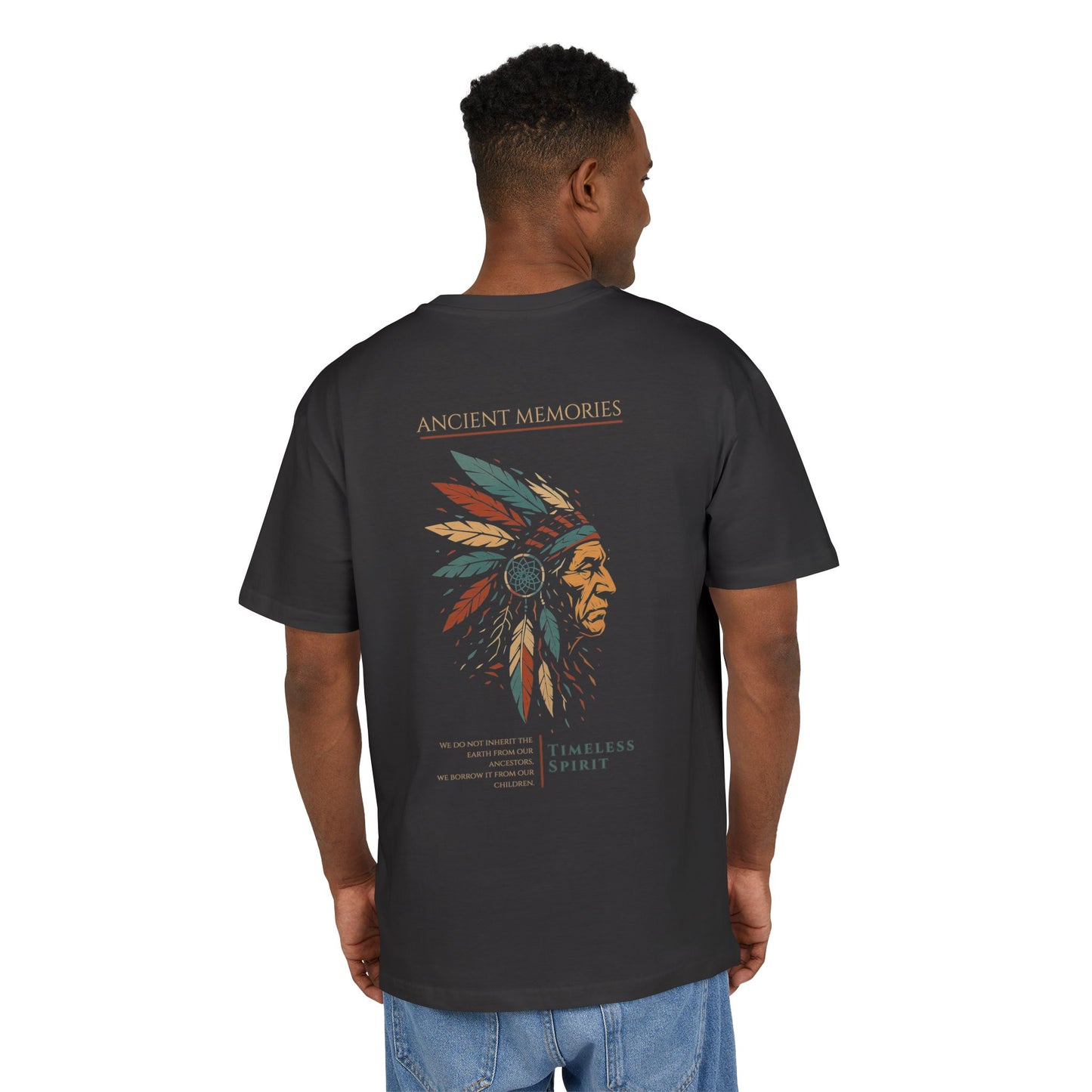 Timeless Spirit Oversized T-shirt | Ancient Memories Graphic Tee