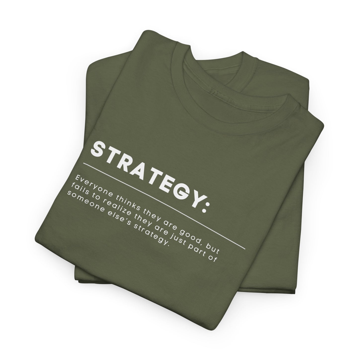 What is Strategy? T-Shirt – Ironische Quote Design